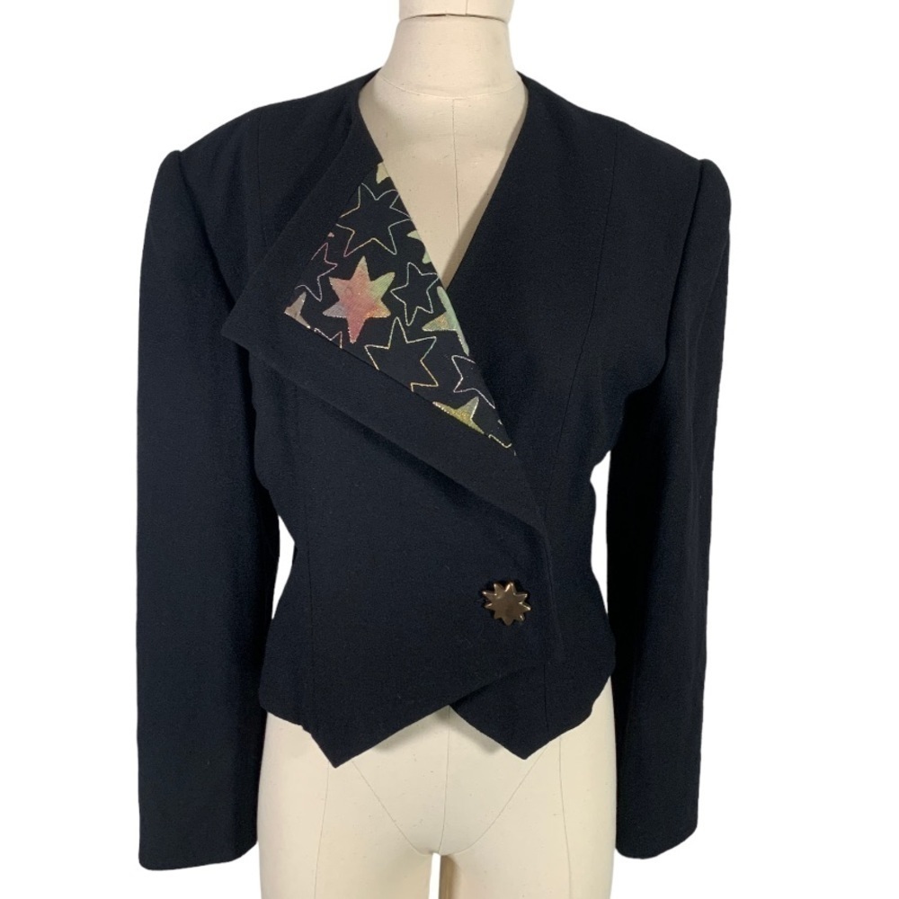 Vintage Wayne Clark Star Wool Jacket Size S/M